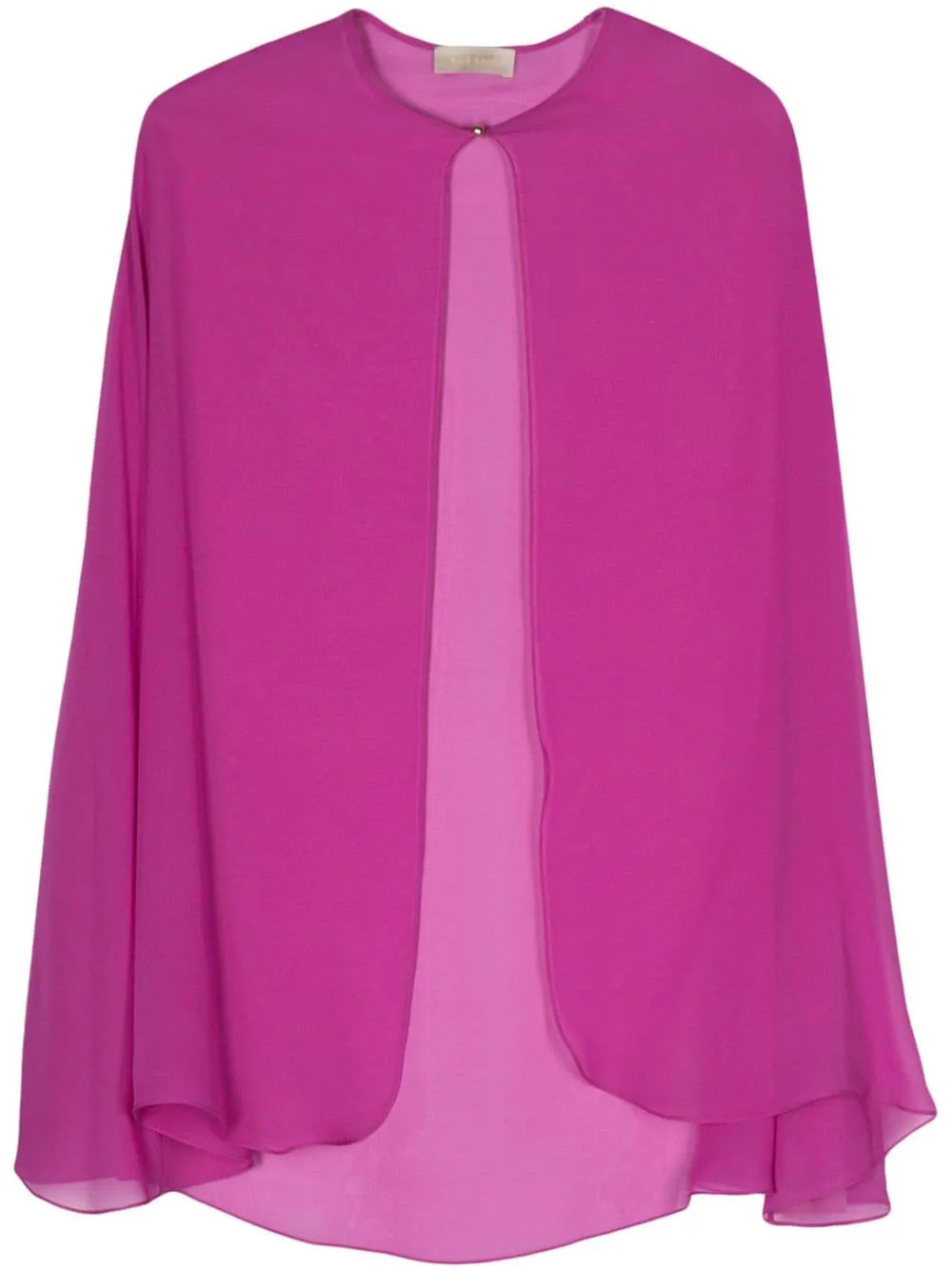 Mantella semi trasparente in viola - donna