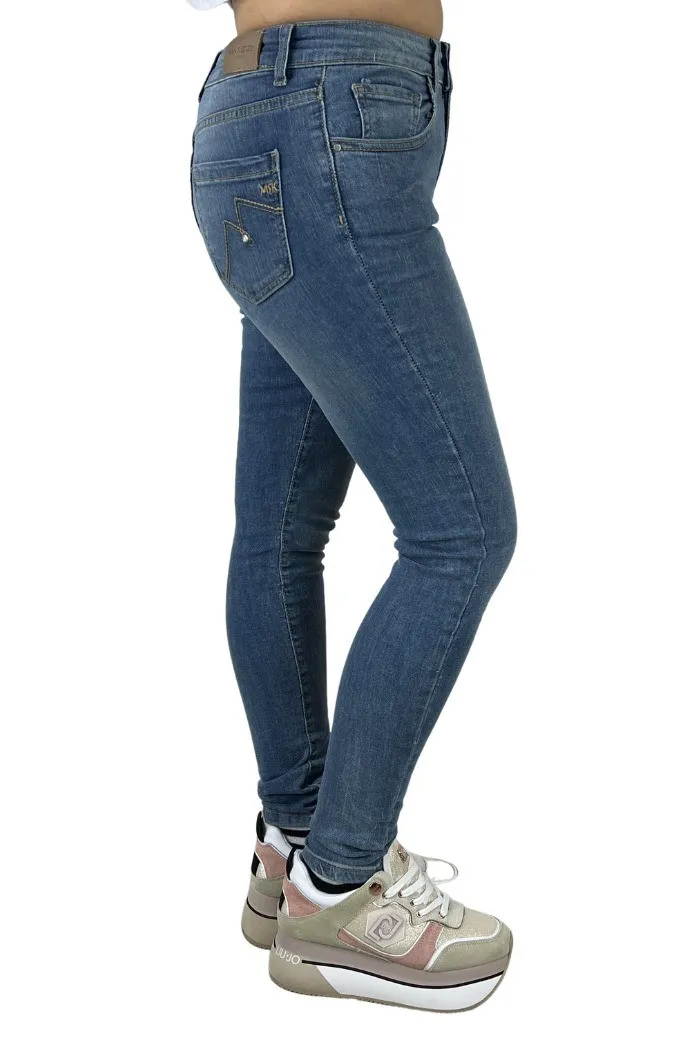 Markup jeans 5 tasche skinny a vita alta mw265203