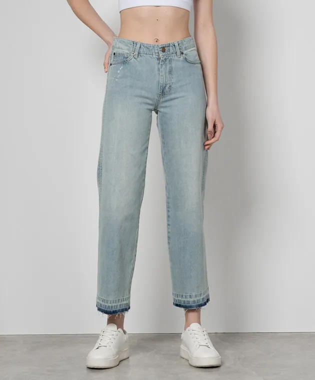 Max & Co Jeans blu INNING con patch logo INNING