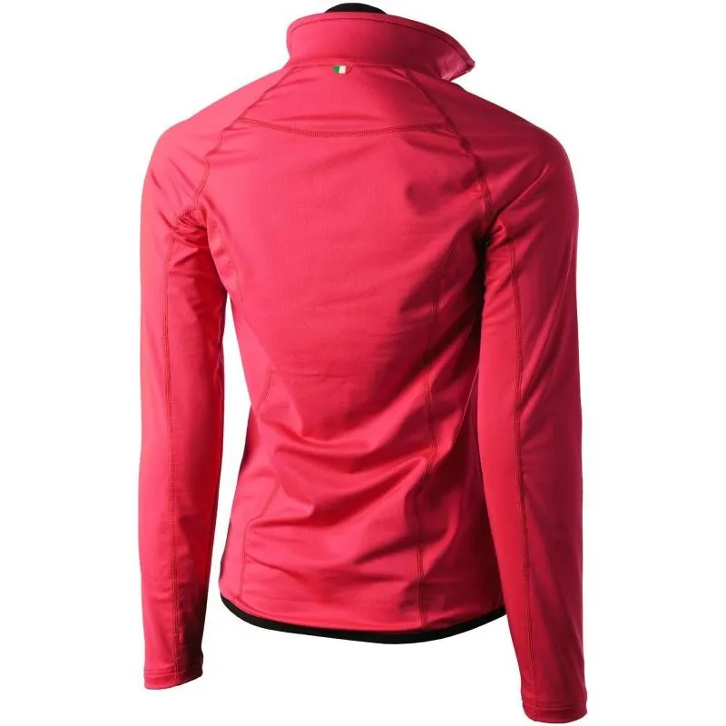 MICO MAGLIA MEZZO COLLO ZIP WOMAN - X-PERFORMANCE RUN NERO/ FRESIA