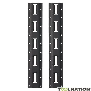 Milwaukee Accessori 4932478996 Sistema di scaffalature Packout - Guide di montaggio E-Track 2 pezzi