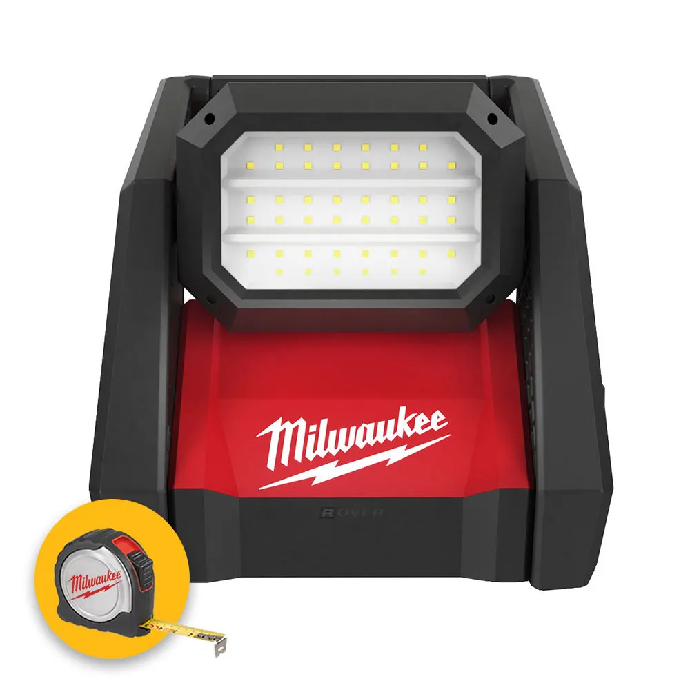 Milwaukee M18 HOAL-0 - Faro max 4000 lumens led a batteria ad elevate prestazioni, solo corpo