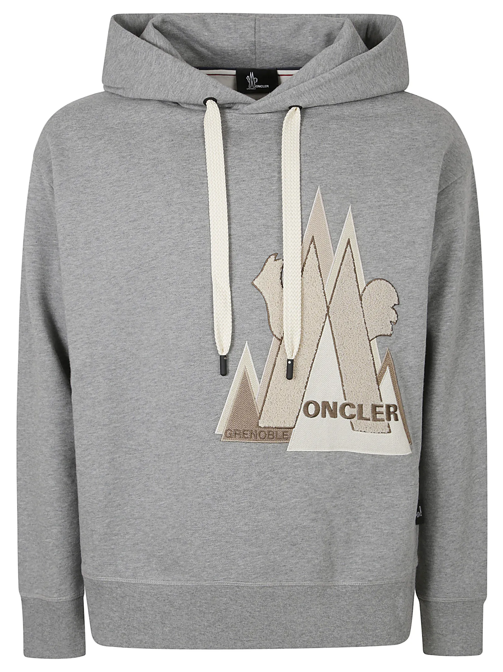 MONCLER GRENOBLEHOODIE SWEATER Grey