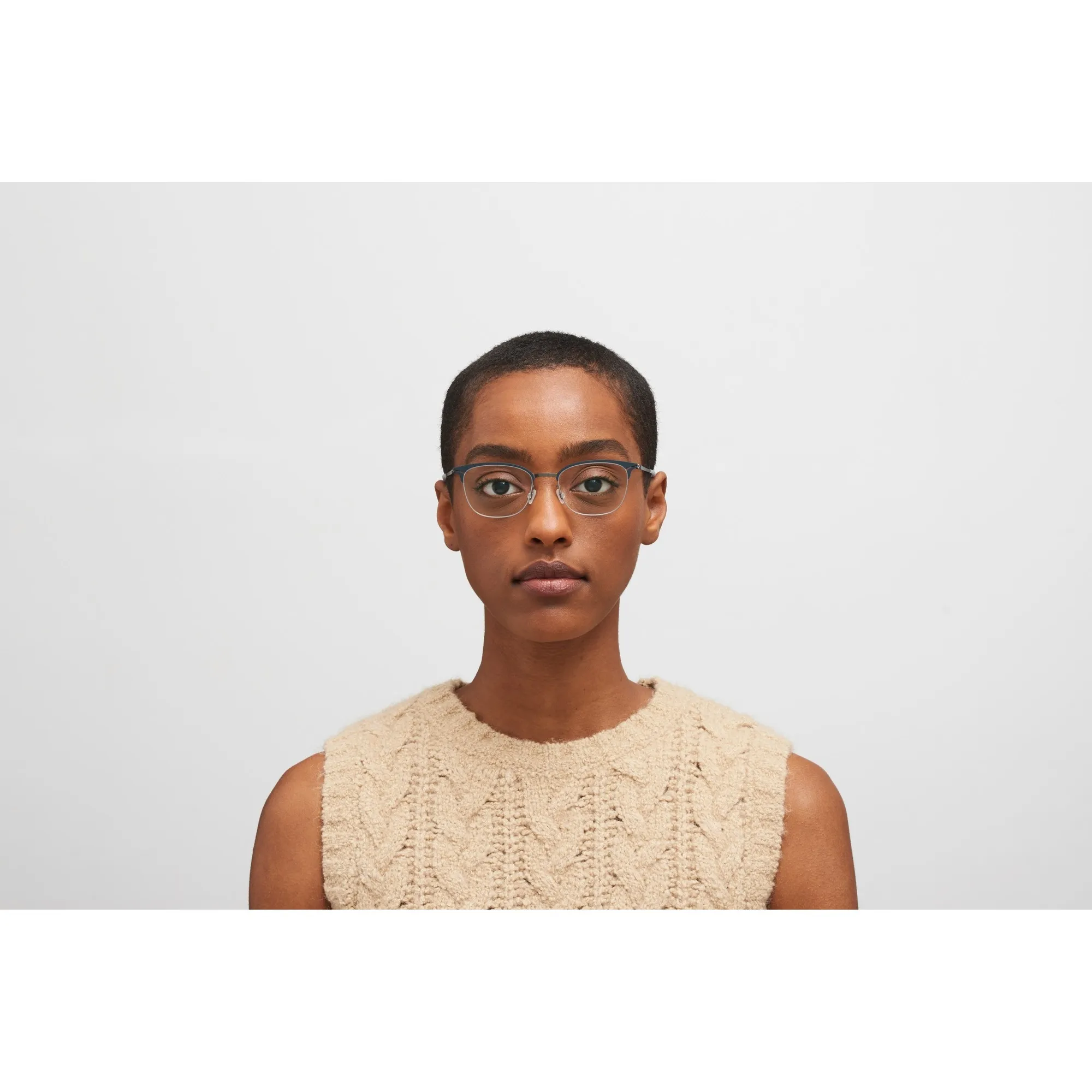   Mykita HOLLIS - SGP/IN Grafite Lucida/indaco | Occhiale Da Vista Donna 