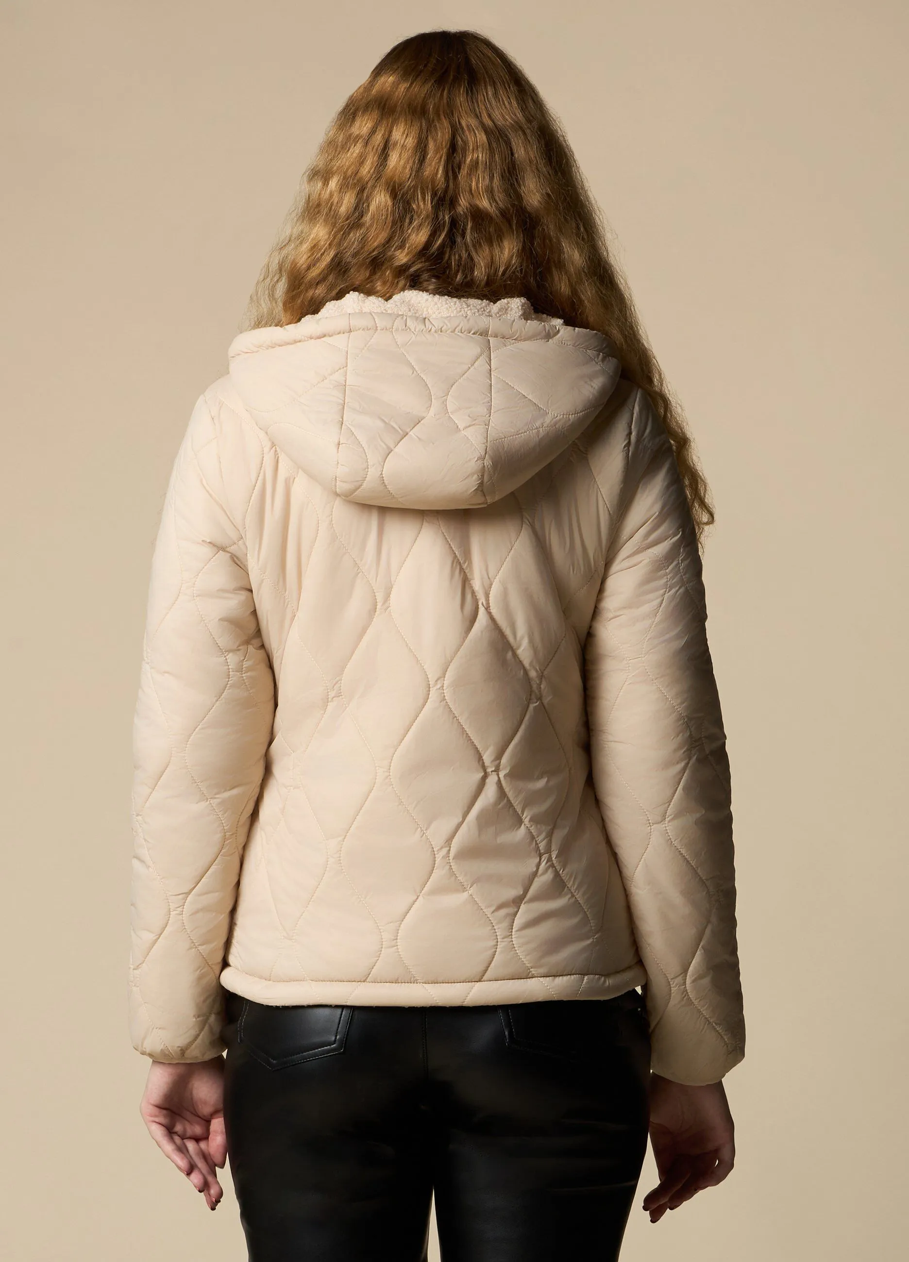 NICE & CHIC  Piumino corto full zip donna