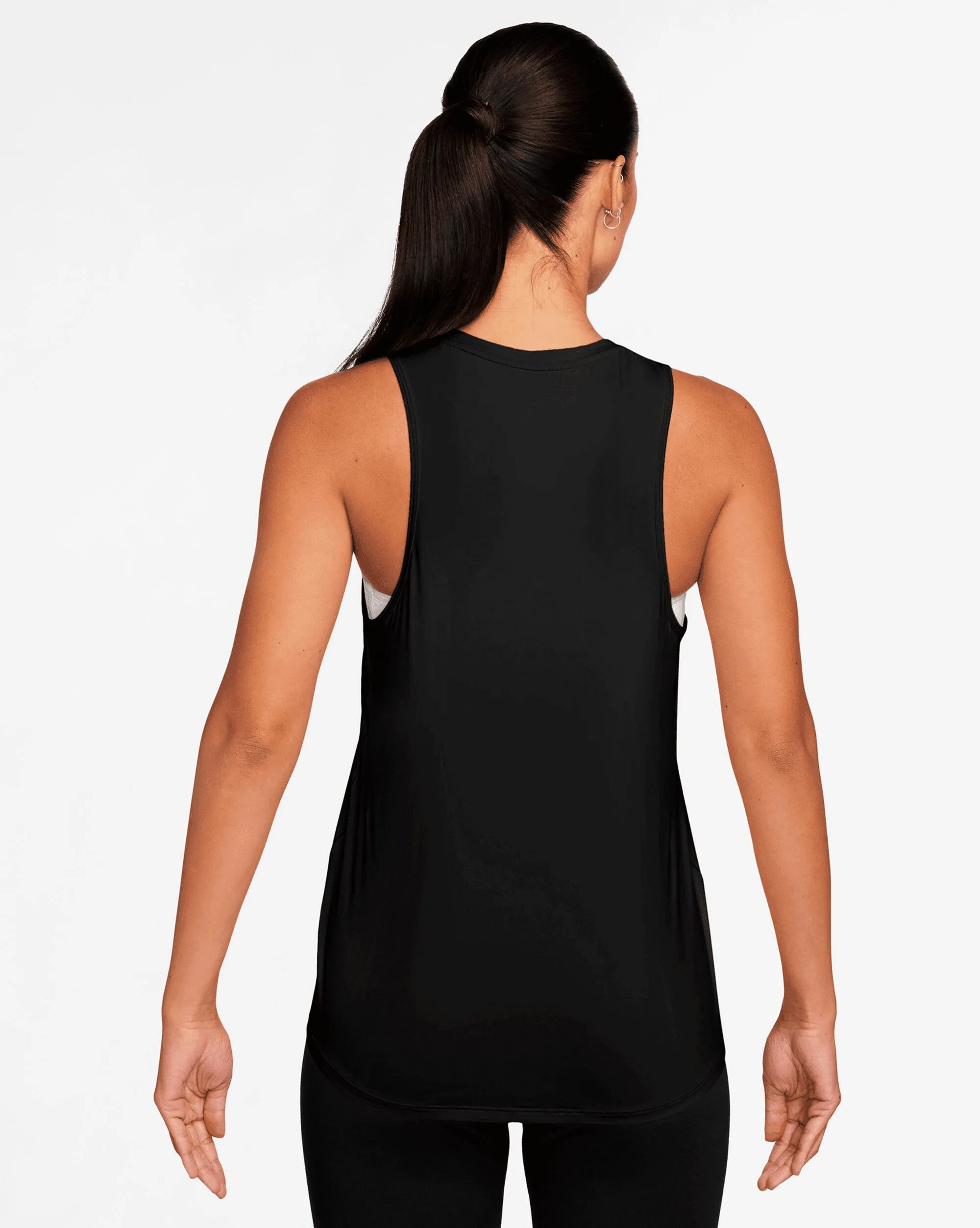 Nike One Swoosh Canotta da Running Dri-FIT  Nero Donna