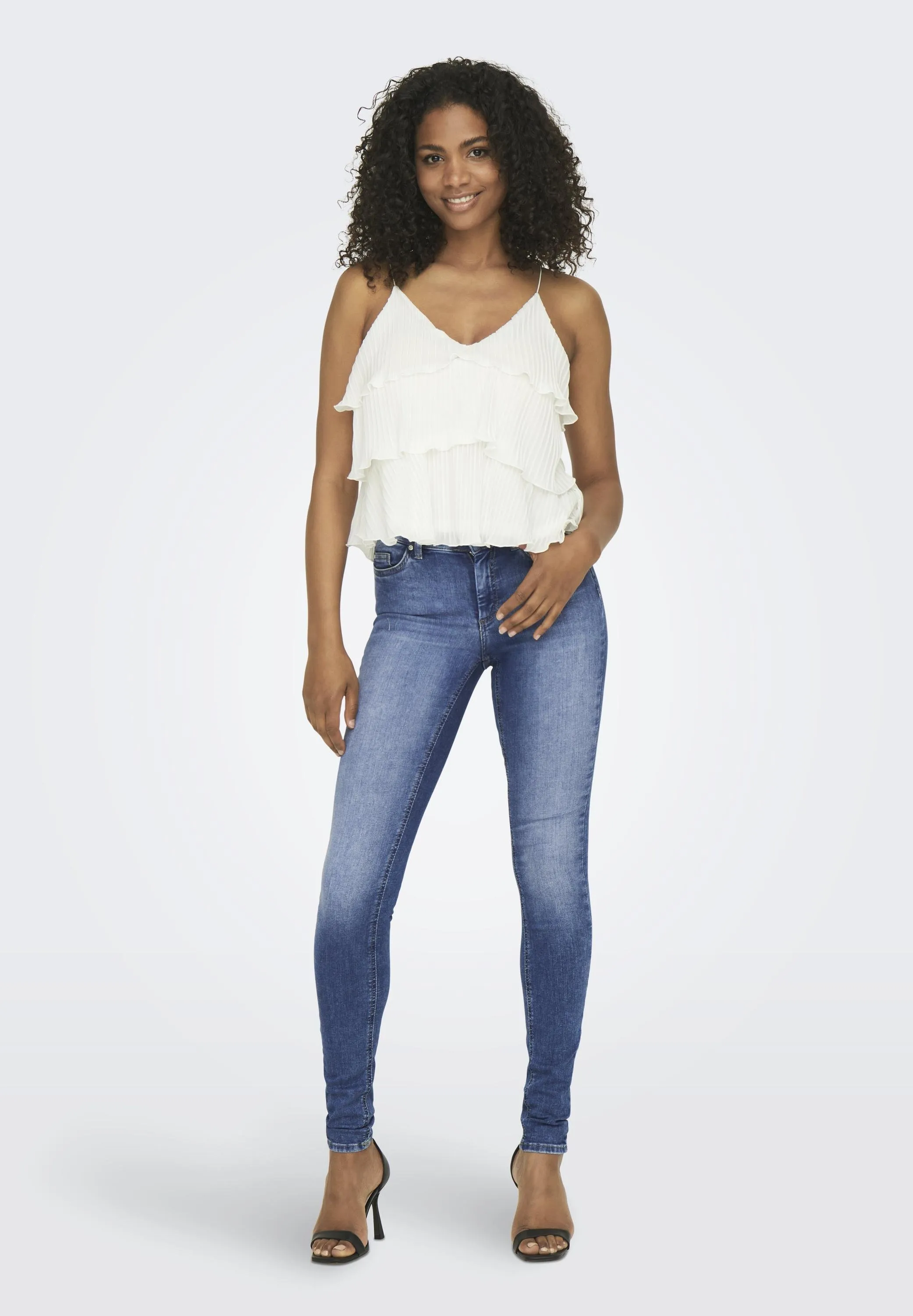 ONLBLUSH LIFE MID SKINNY   - Jeans Skinny Fit