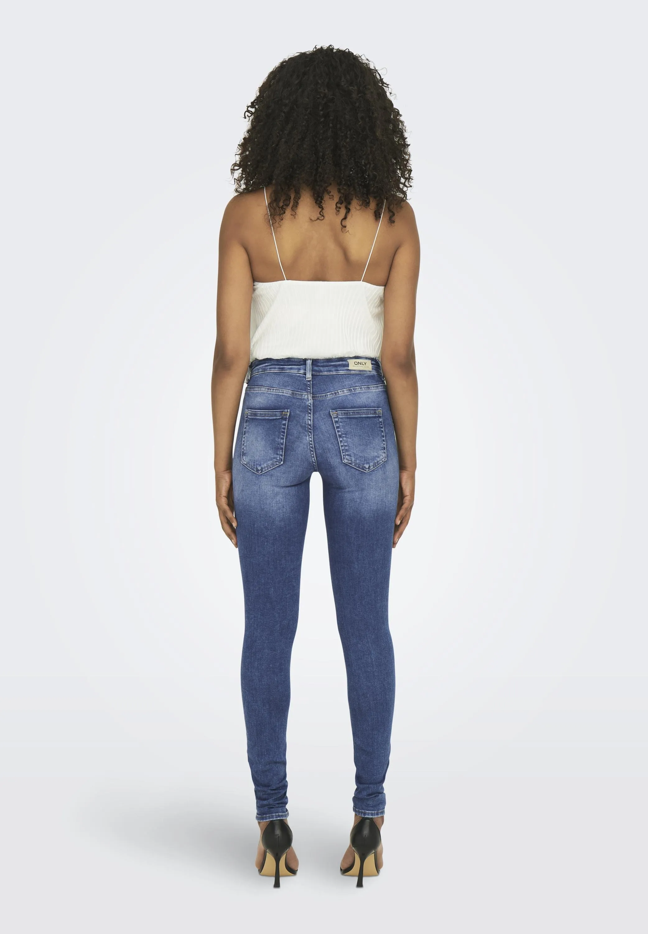 ONLBLUSH LIFE MID SKINNY   - Jeans Skinny Fit