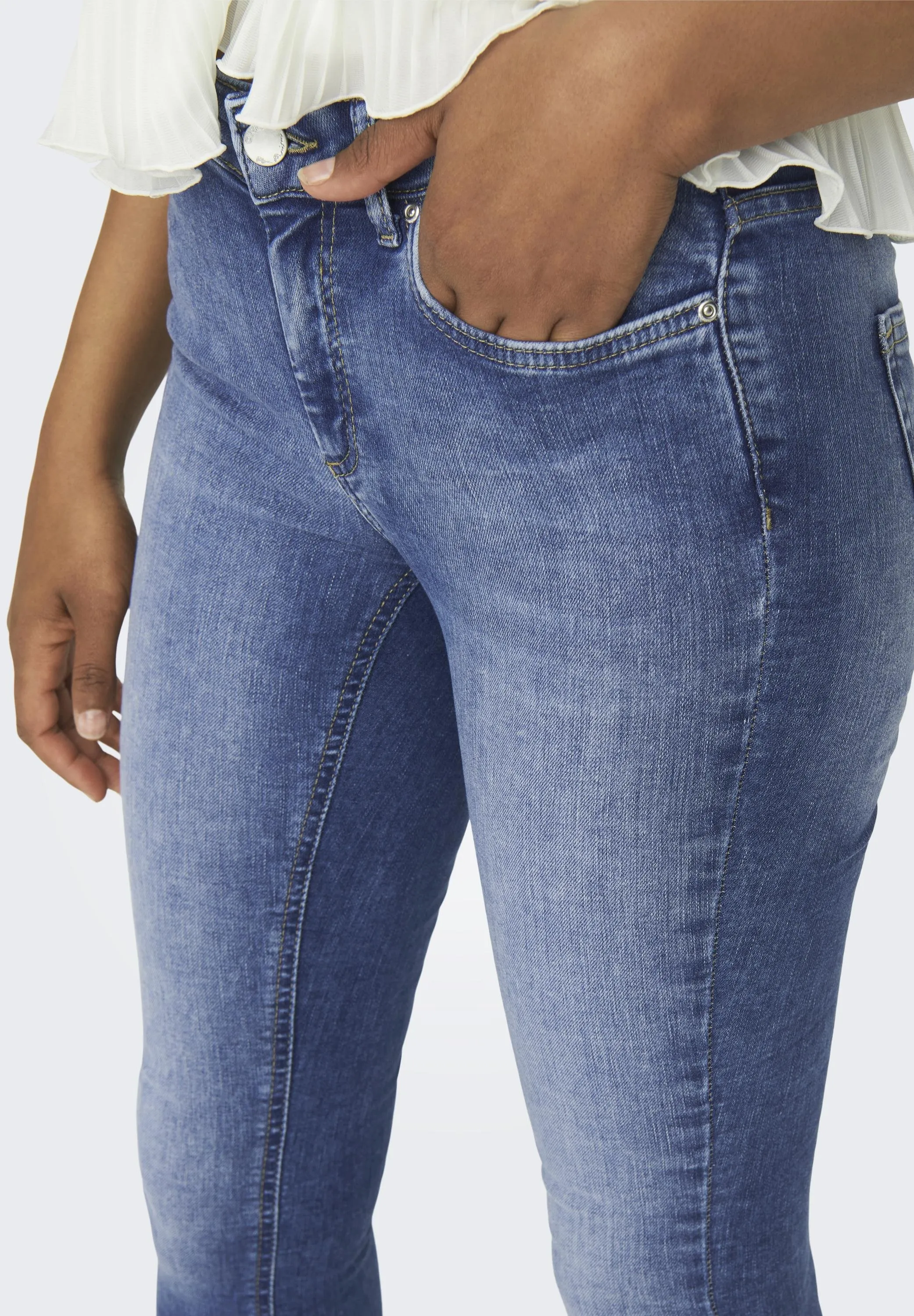 ONLBLUSH LIFE MID SKINNY   - Jeans Skinny Fit