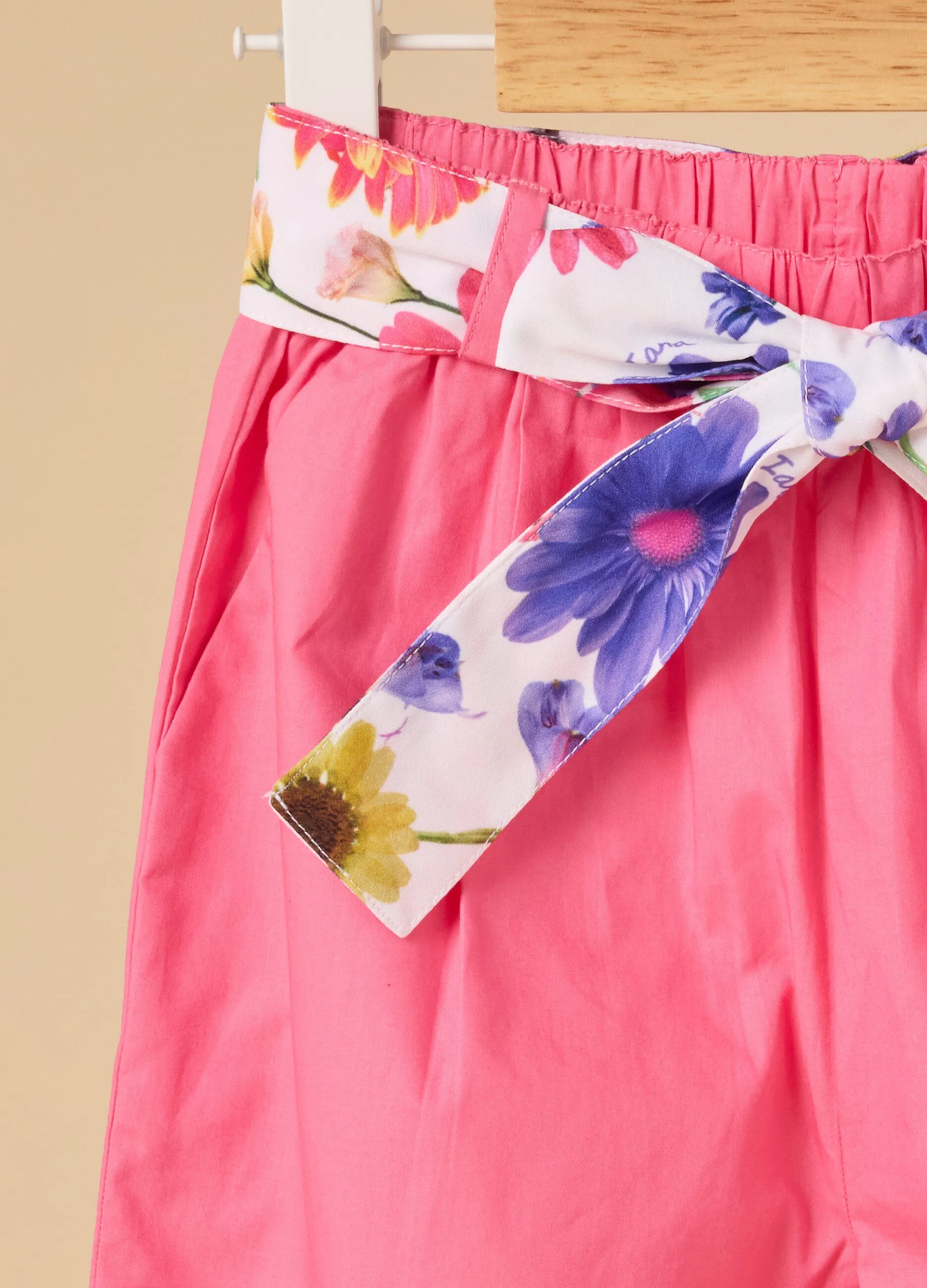 Pantalone a palazzo IANA in puro cotone bambina