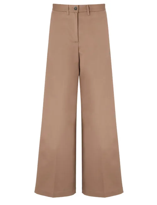 Pantalone a palazzo Nine In The Morning color tortora