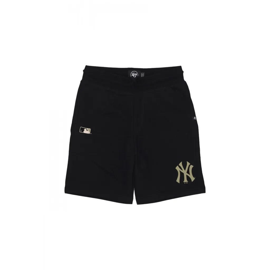 pantalone corto tuta uomo mlb imprint helix shorts neyyan JET BLACK