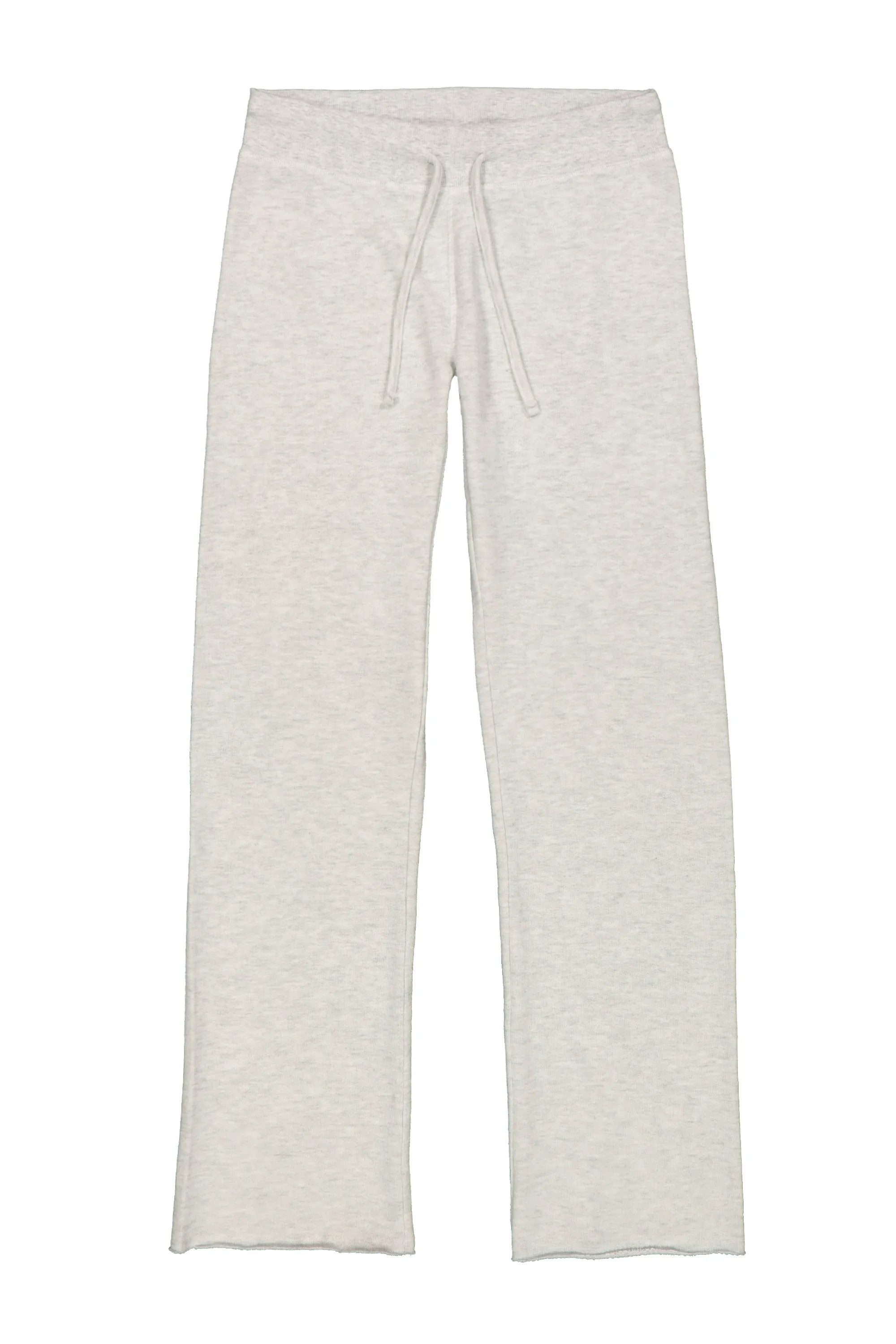         PANTALONE TUTA REGULAR VITA BASSA NON FELPATO TAGLIO VIVO
