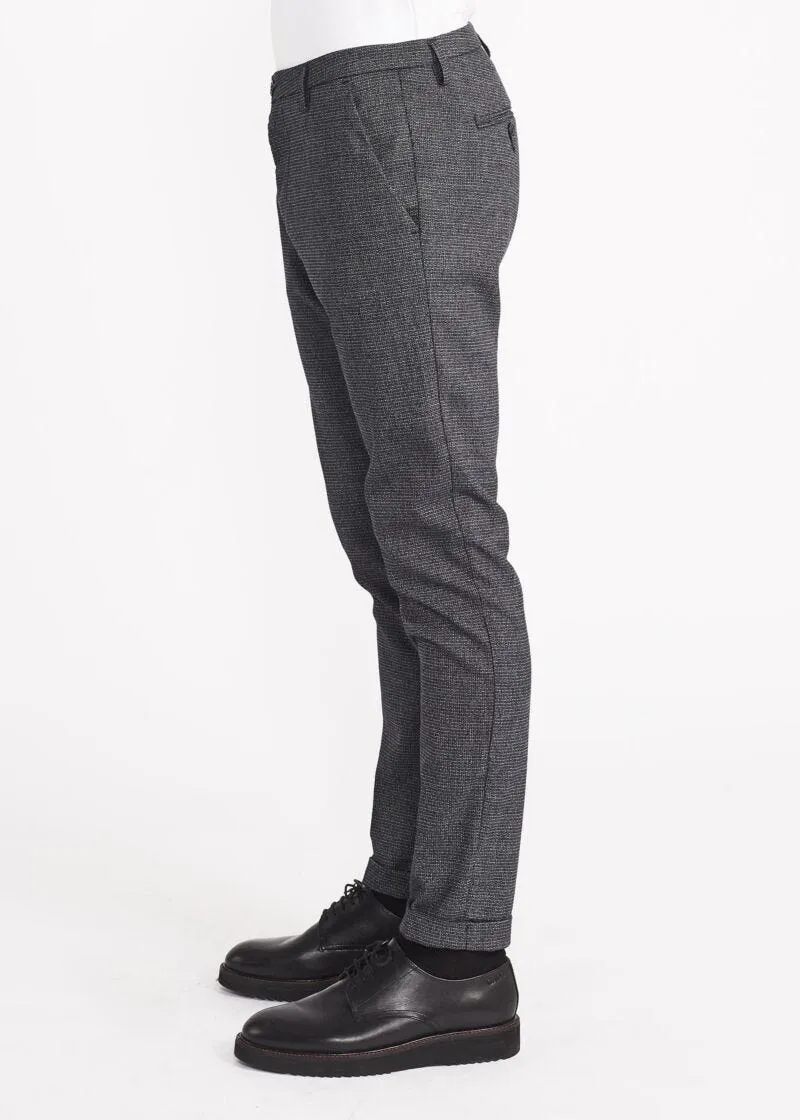 Pantaloni chino in viscosa stretch