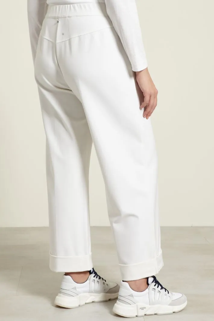 Pantaloni con risvolti