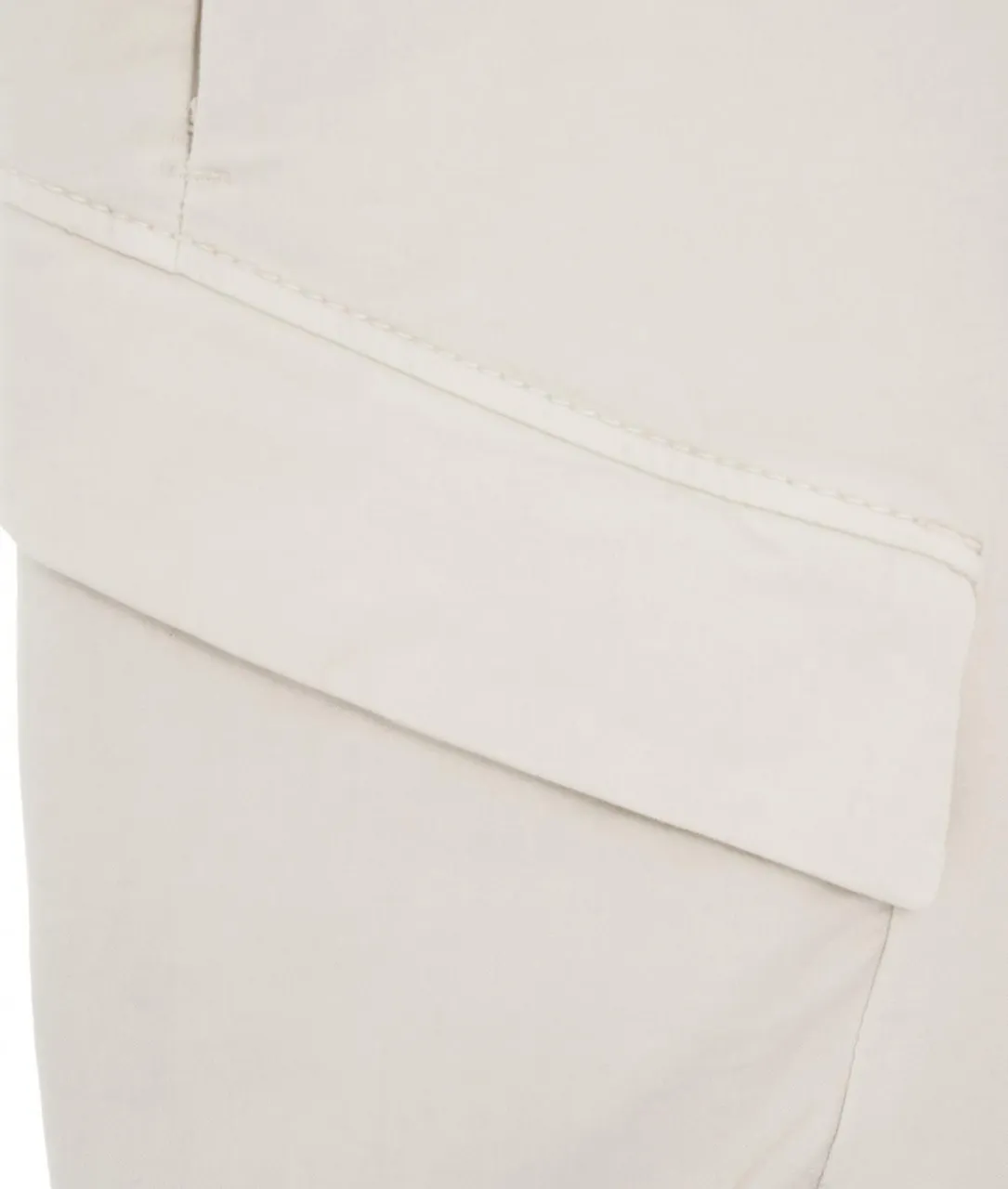 Pantaloni con tache cargo bianco bianco