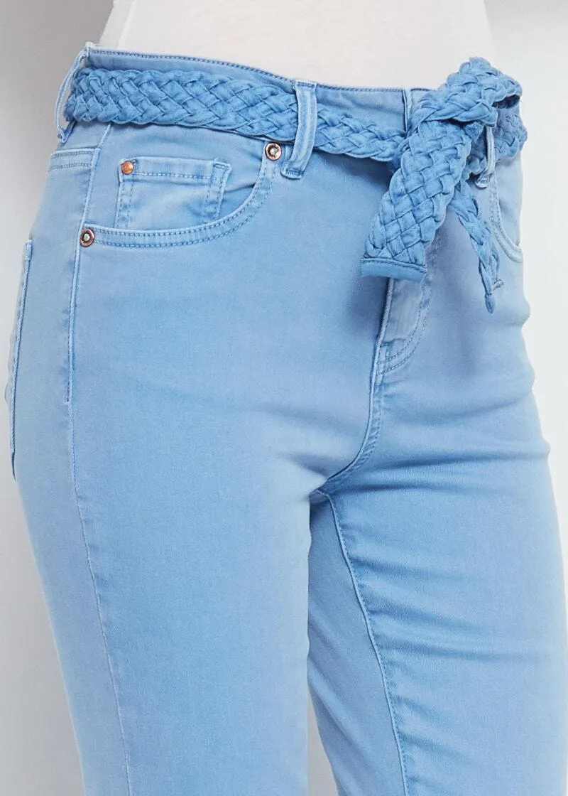 Pantaloni flaire cropped