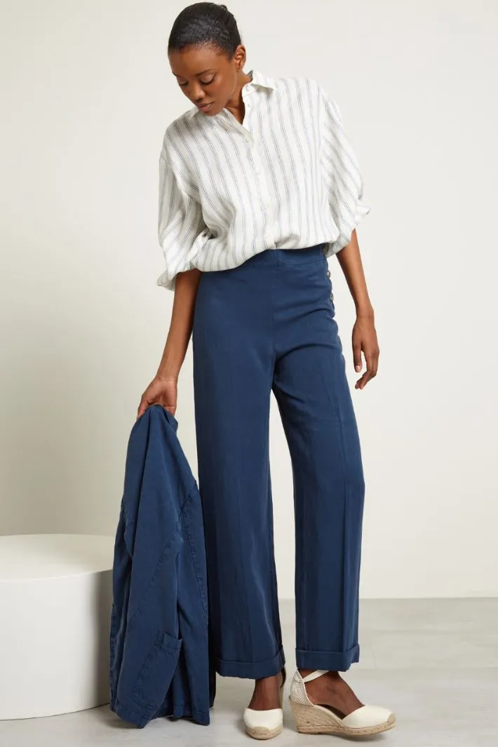 Pantaloni in fibra naturale