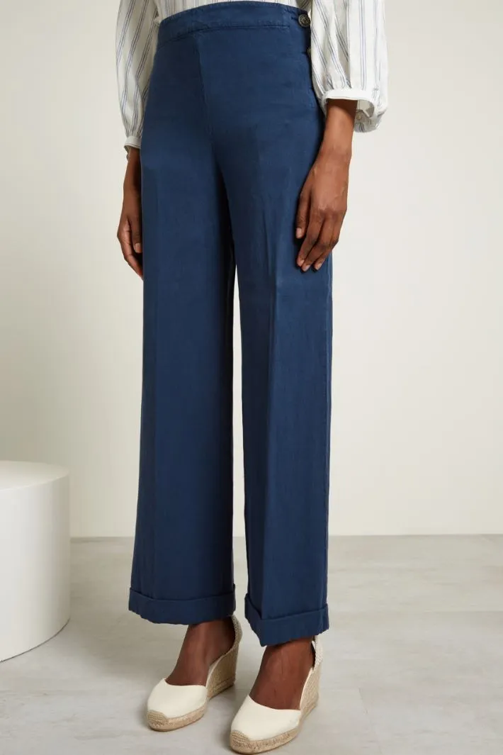 Pantaloni in fibra naturale