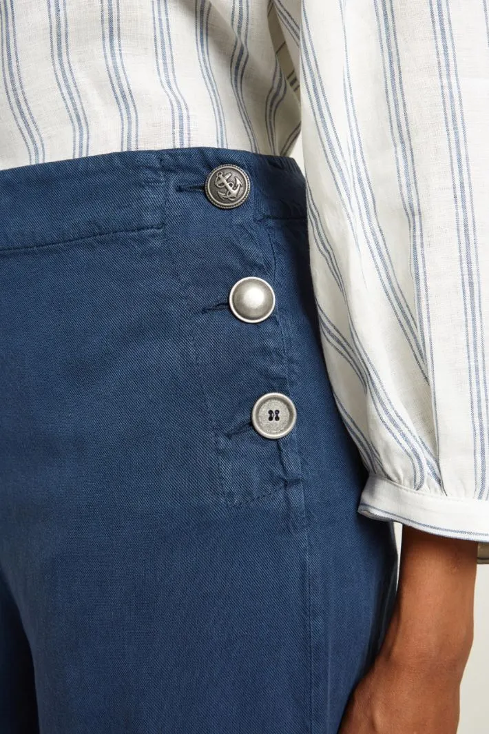 Pantaloni in fibra naturale