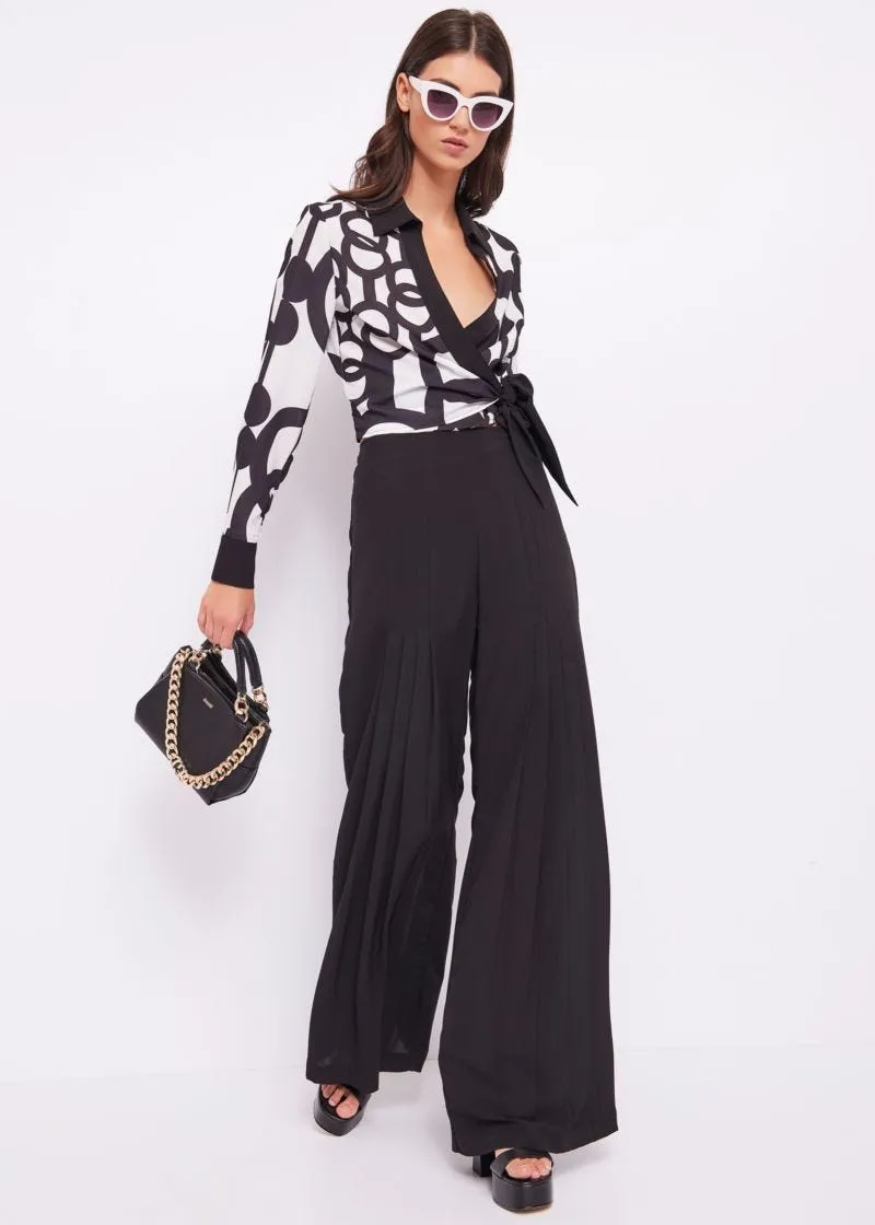 Pantaloni in georgette