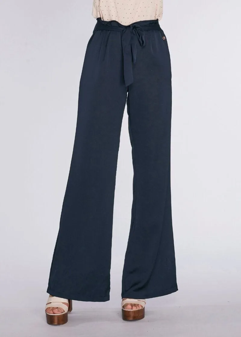 Pantaloni palazzo con fusciacca