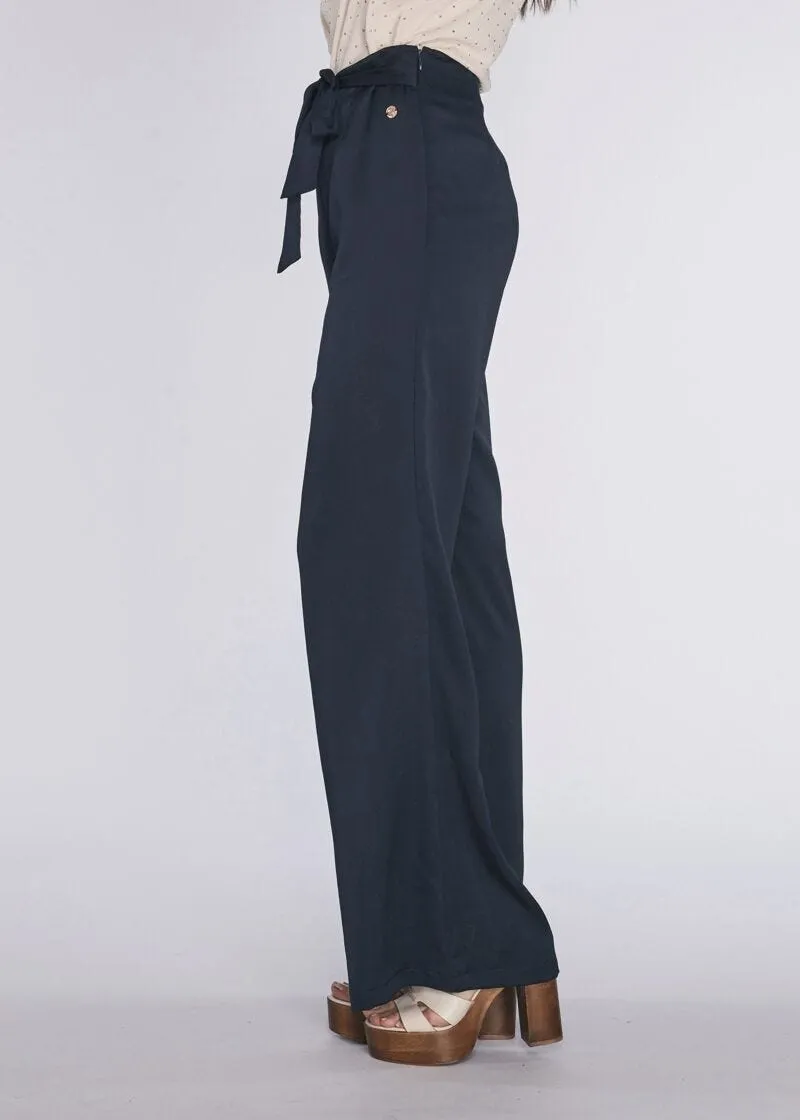 Pantaloni palazzo con fusciacca
