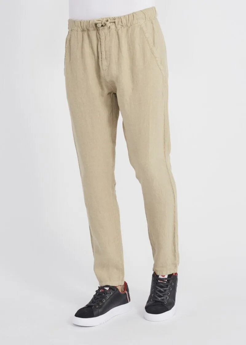 Pantaloni pijama in lino