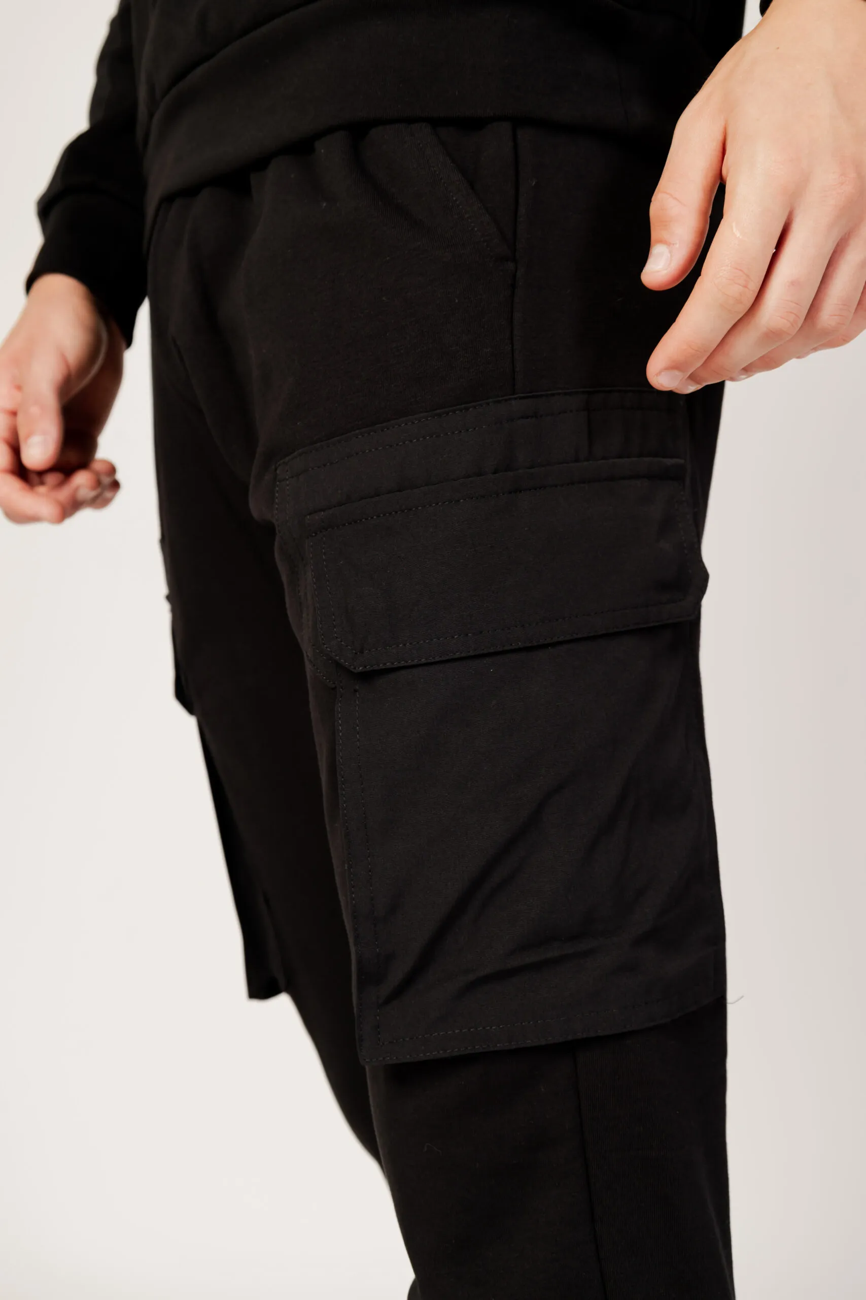 Pantaloni sportivi Antony Morato in felpa regular fit Nero