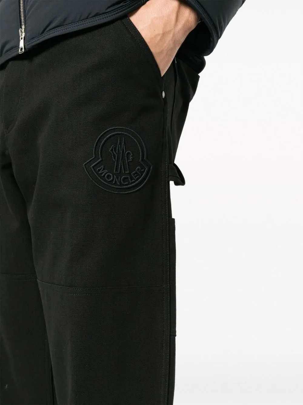 Pantaloni sportivi con logo in nero - uomo