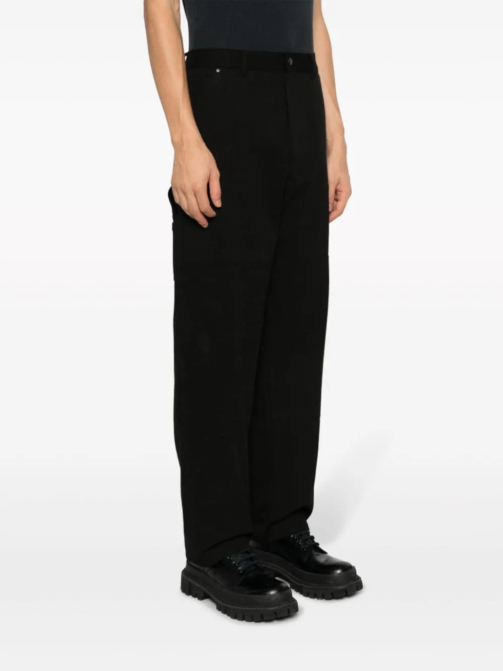 Pantaloni sportivi con logo in nero - uomo