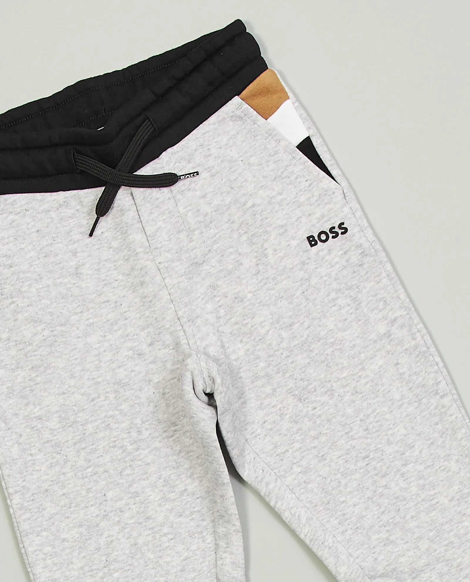 Pantaloni tuta Boss da bambino con logo gommato