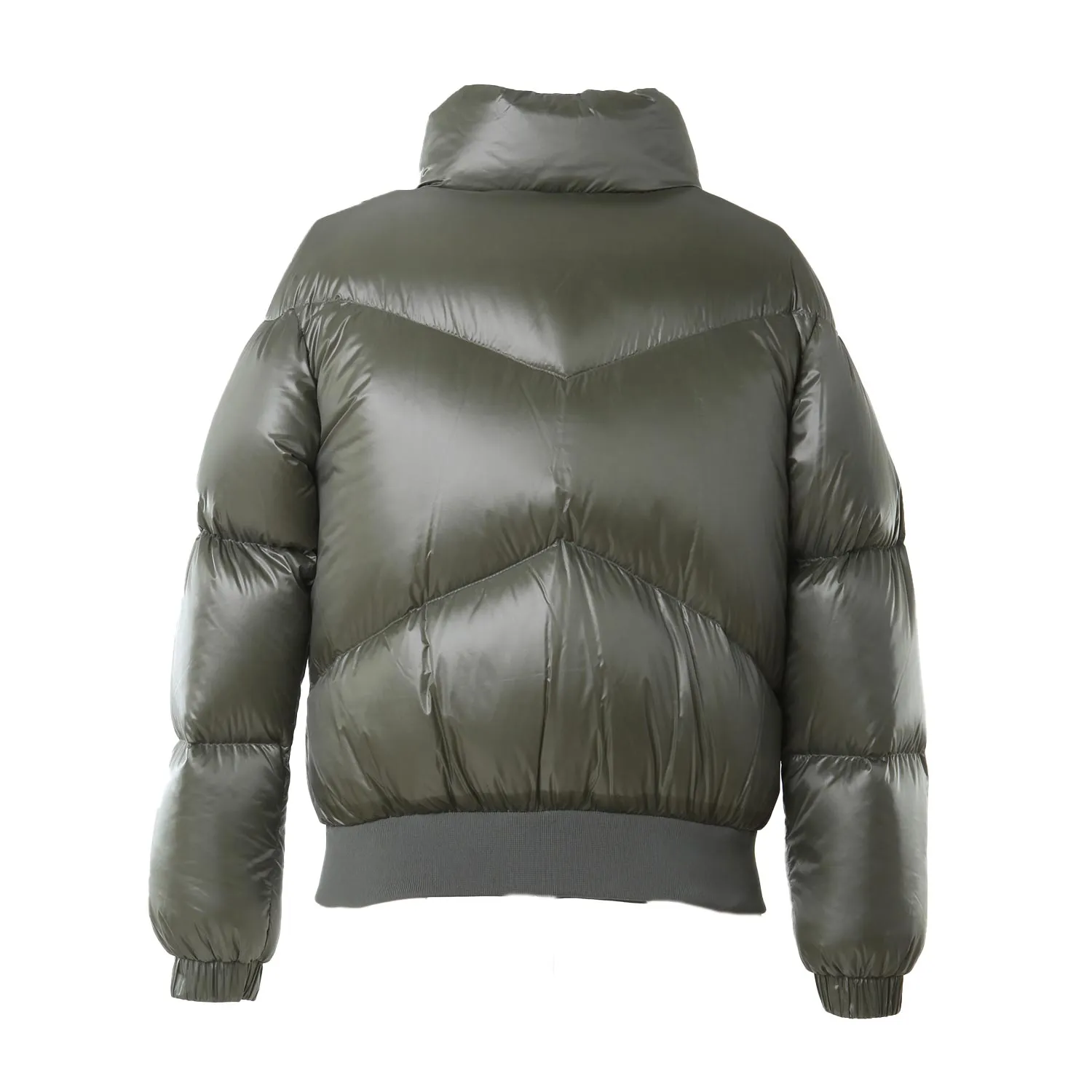 Piumino Aliquippa Bomber Grigio Tundra Satinato