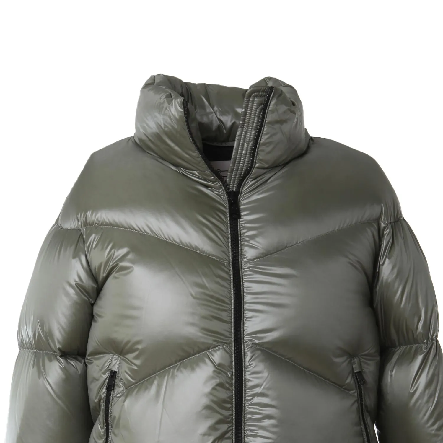 Piumino Aliquippa Bomber Grigio Tundra Satinato
