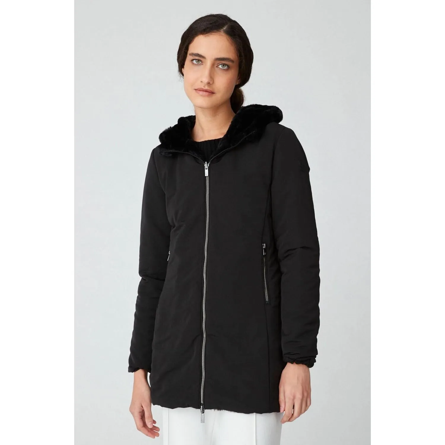 Piumino CIESSE PIUMINI Donna CLAIRE - ECO REVERSIBLE Nero