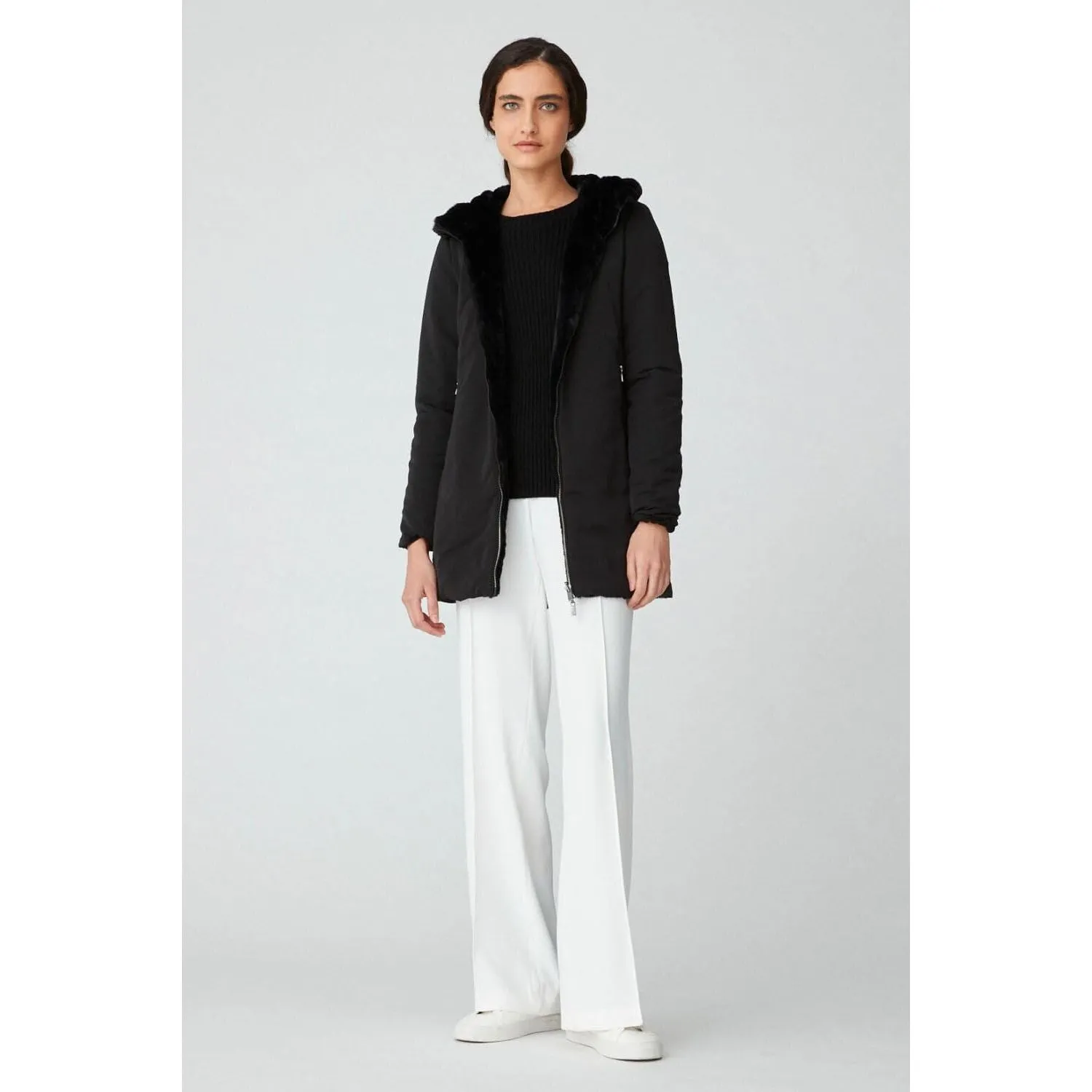 Piumino CIESSE PIUMINI Donna CLAIRE - ECO REVERSIBLE Nero