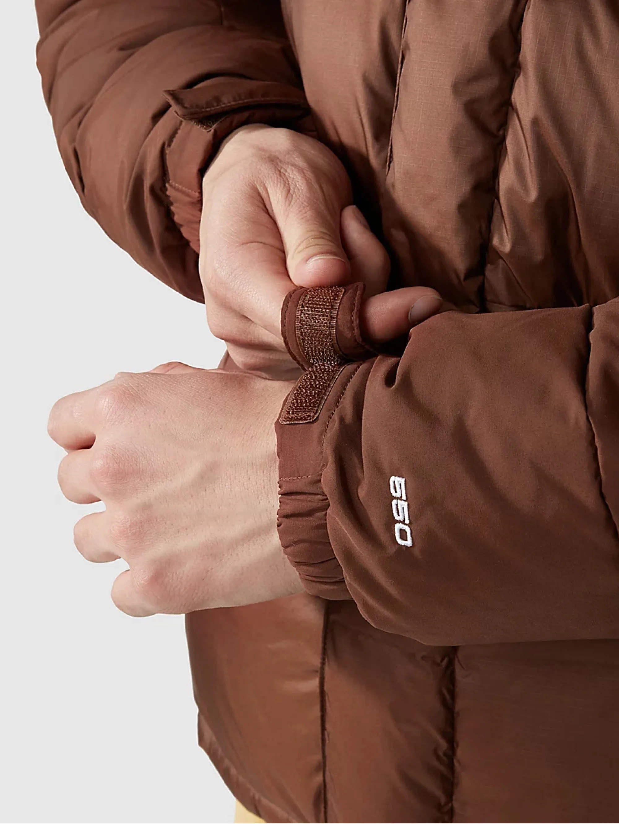 Piumino con Cappuccio Dark Oak