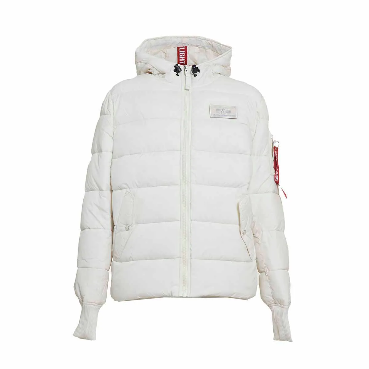 Piumino corto bianco Alpha Industries