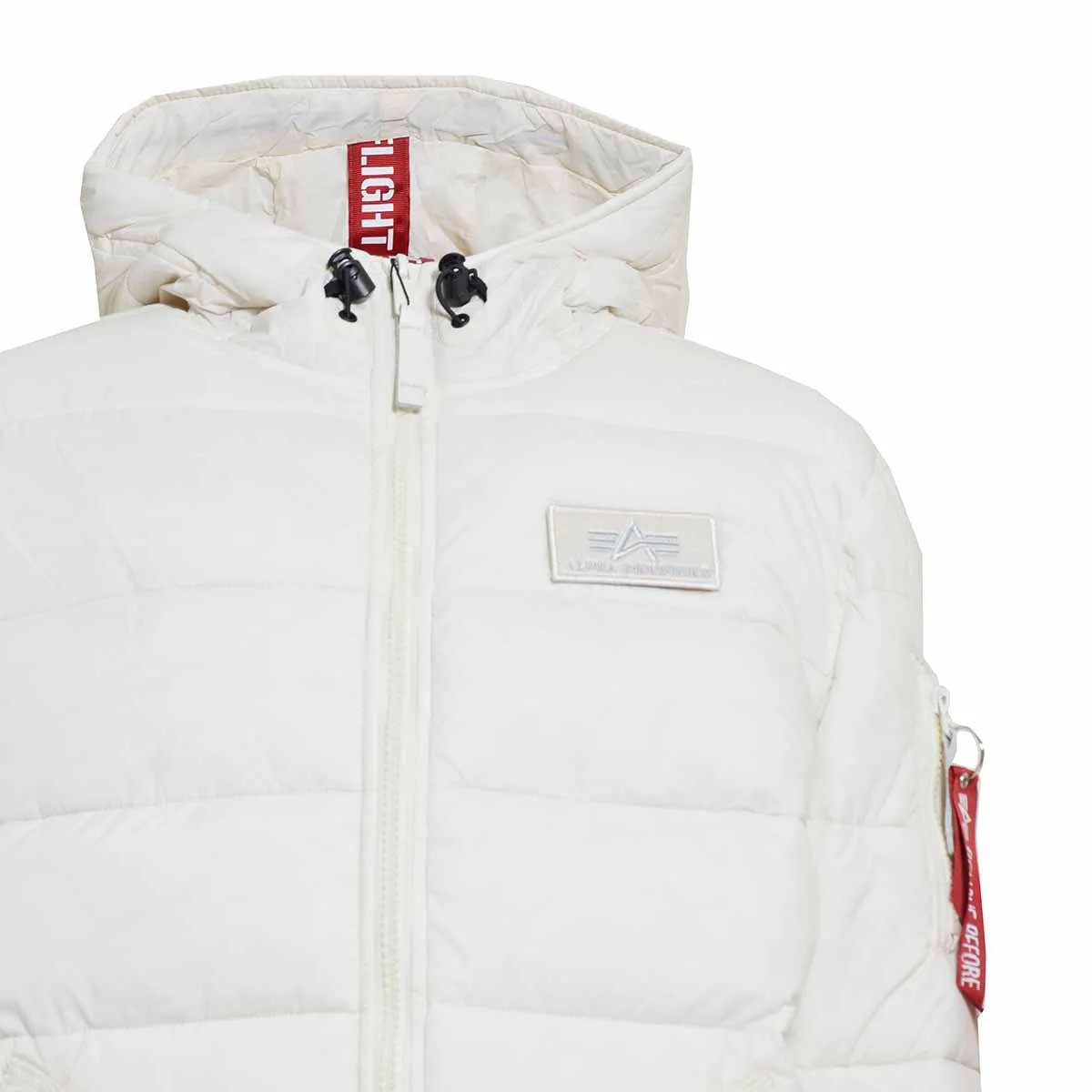 Piumino corto bianco Alpha Industries