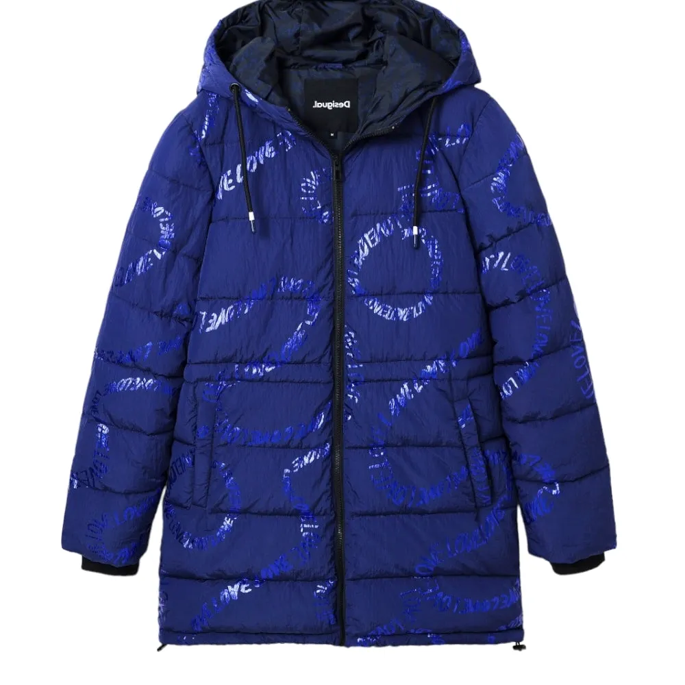 Piumino Donna DESIGUAL PADDED_AARHUS 22WWEW30 AZUL