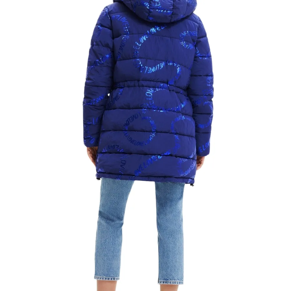Piumino Donna DESIGUAL PADDED_AARHUS 22WWEW30 AZUL
