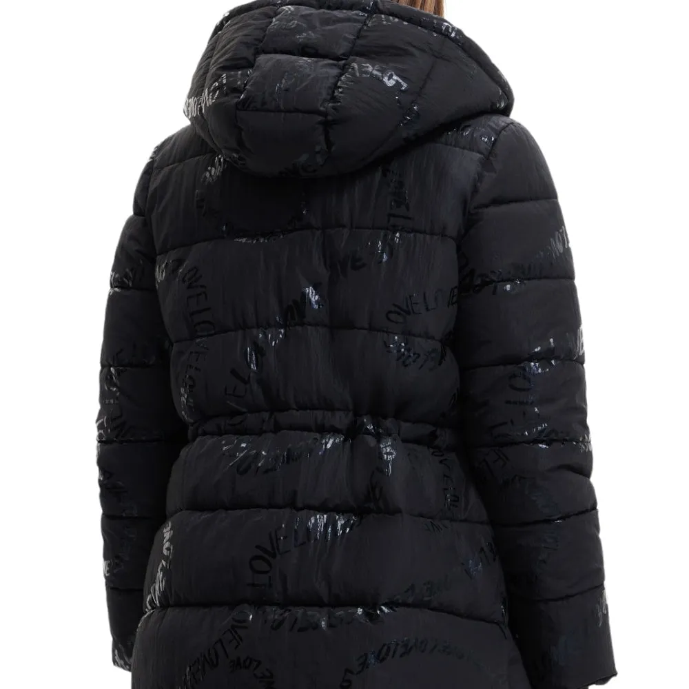 Piumino Donna Desigual padded_aarhus 22wwew30  negro