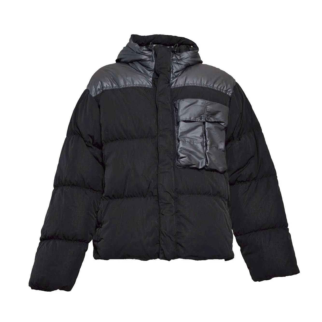 Piumino Eco Chrome-R in nylon nero C.P. Company