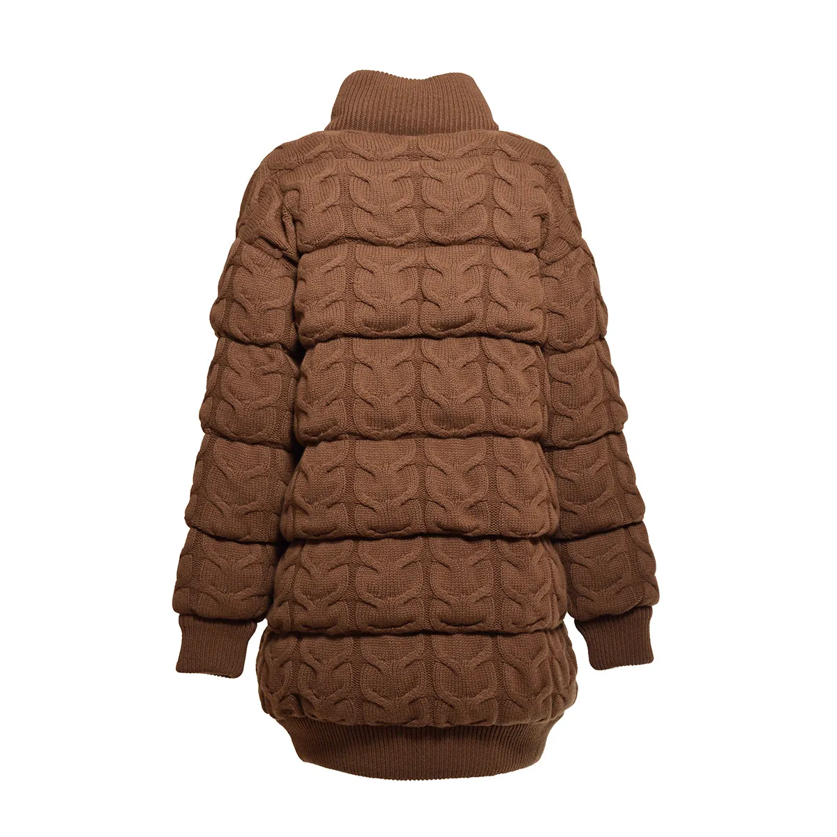 Piumino Ovatta in lana e cashmere cammello Max Mara
