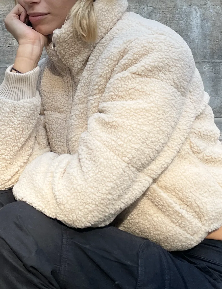 Piumino shearling