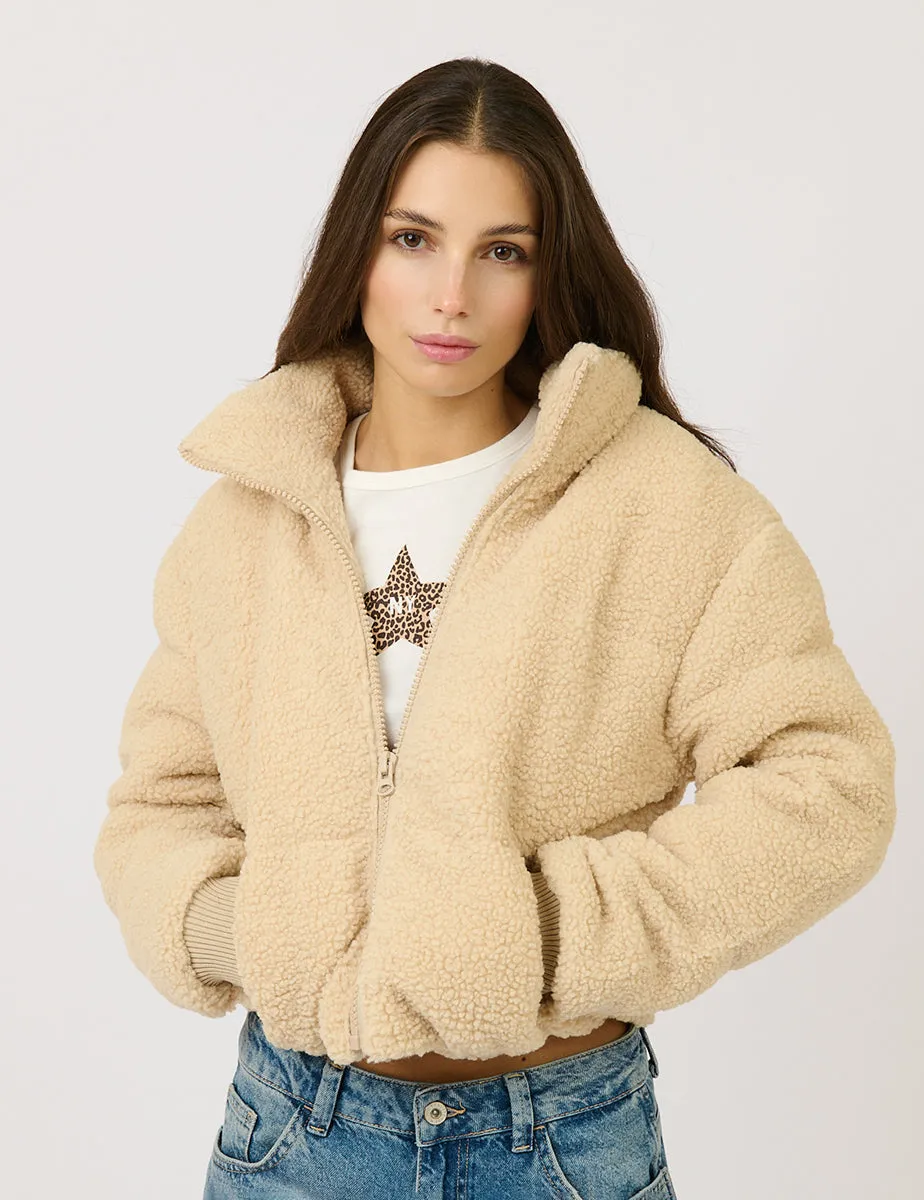 Piumino shearling