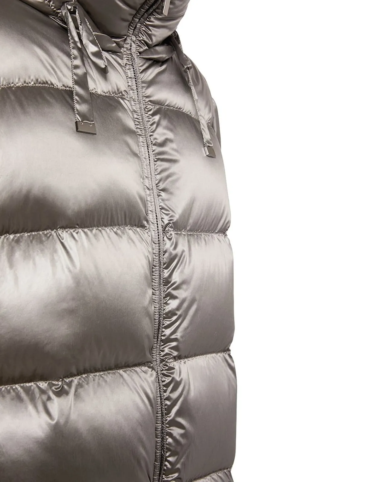 Piumino Spaces grigio metallizzato