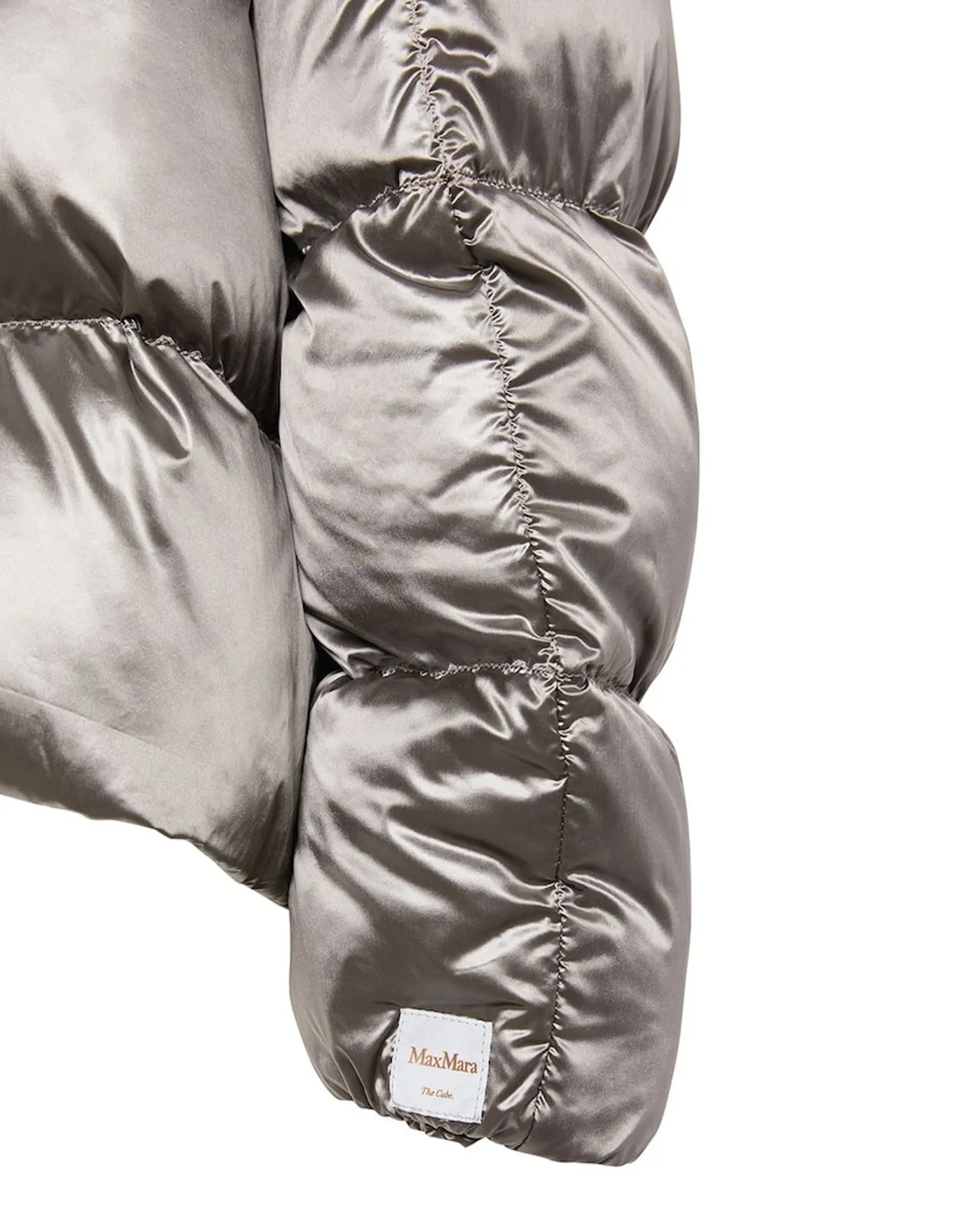 Piumino Spaces grigio metallizzato