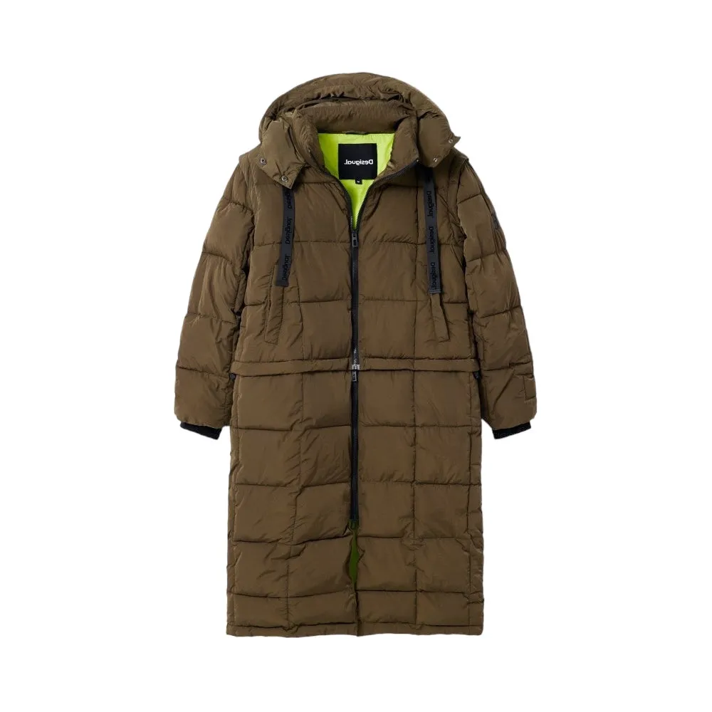 Piumino triplice design Coat Desigual 23WWEW39 4092 Kaki