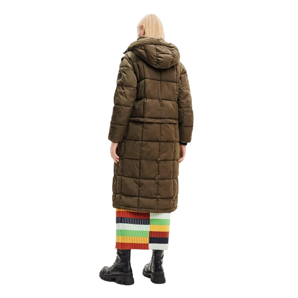 Piumino triplice design Coat Desigual 23WWEW39 4092 Kaki
